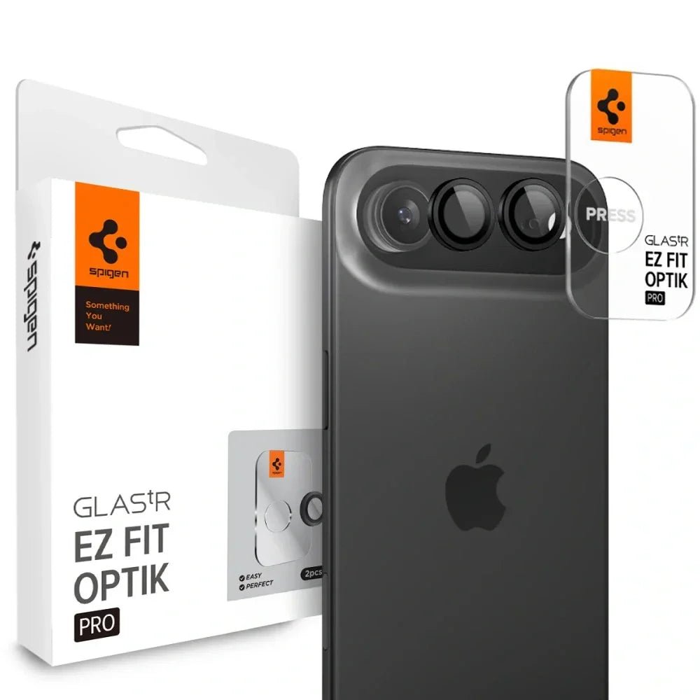 Spigen iPhone Air - Optik Pro Glas.TR EZ Fit - Αντιχαρακτικό Γυαλί για την Κάμερα - 2 Τεμάχια - Black
