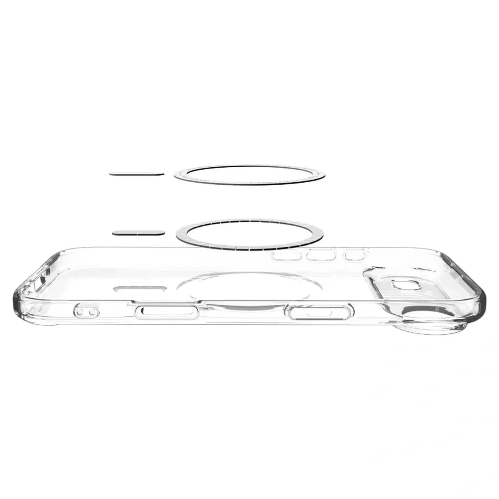 Spigen iPhone Air - Ultra Hybrid Mag - Σκληρή Θήκη με Πλαίσιο Σιλικόνης Και MagSafe - Frost White