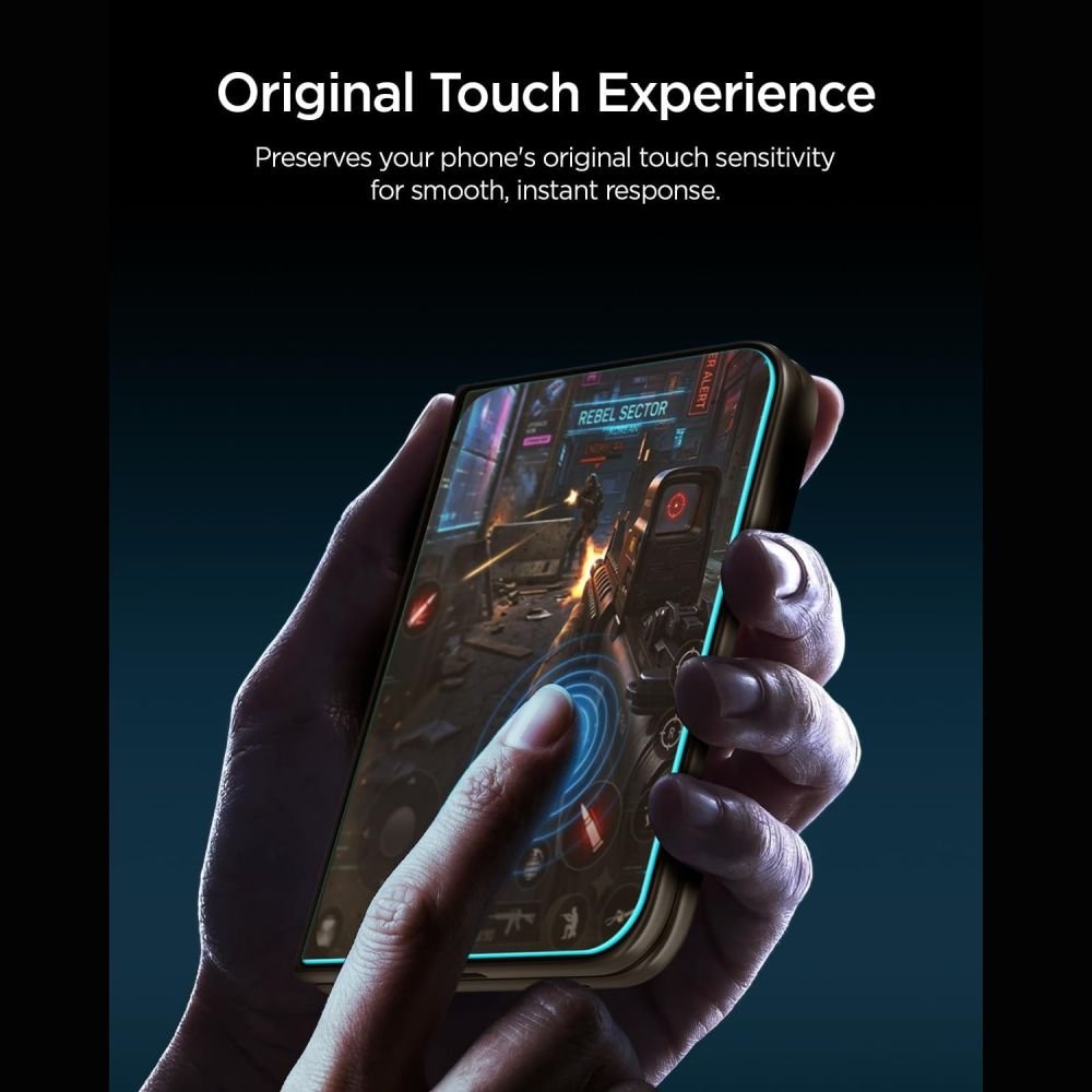 Spigen iPhone Duo - Αντιχαρακτικό Γυαλί Οθόνης 10H - Glas.tR EZ Fit Pro AC HD - 2 Τεμάχια - Clear