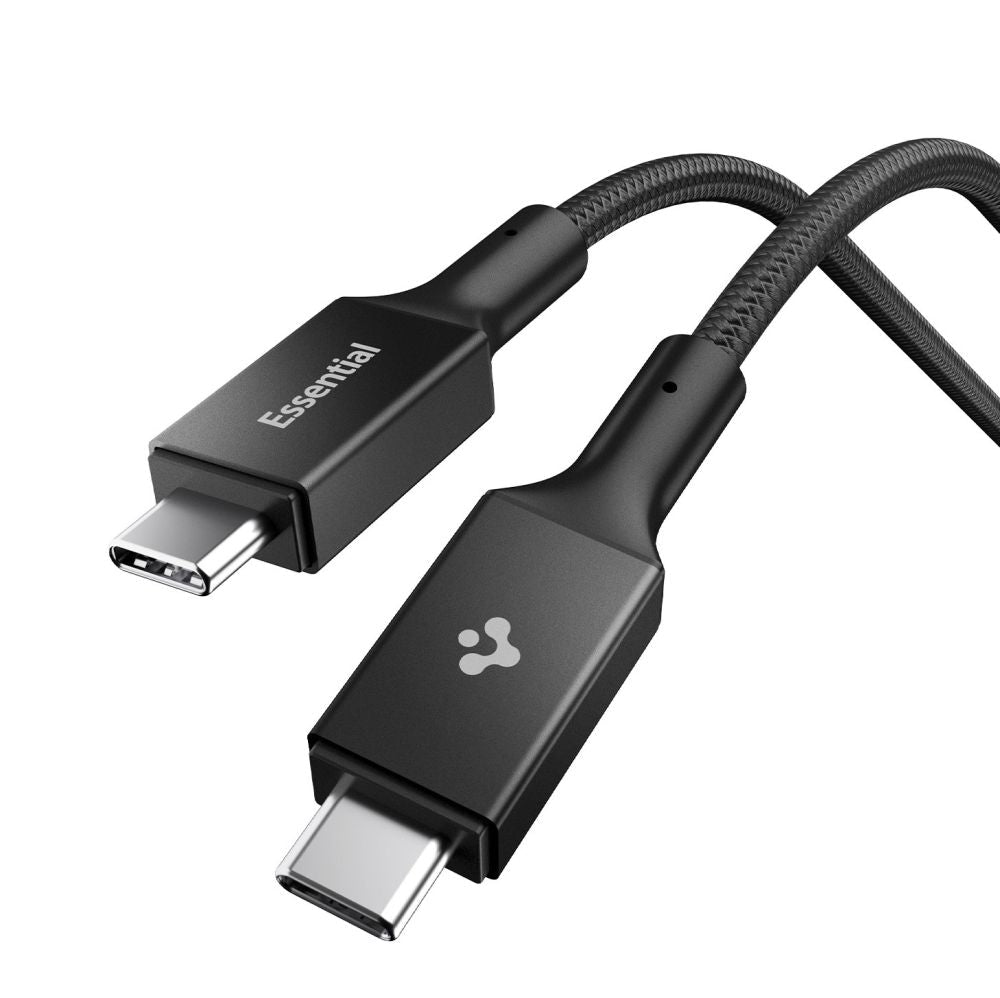 Spigen Καλώδιο Γρήγορης Φόρτισης 100W Type - C to Type - C - Essential EB10015CC - 150 cm - Black