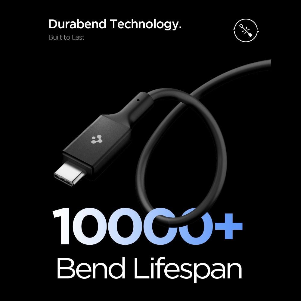 Spigen Καλώδιο Γρήγορης Φόρτισης 100W Type - C to Type - C - Essential EB10020CC - 200 cm - Black