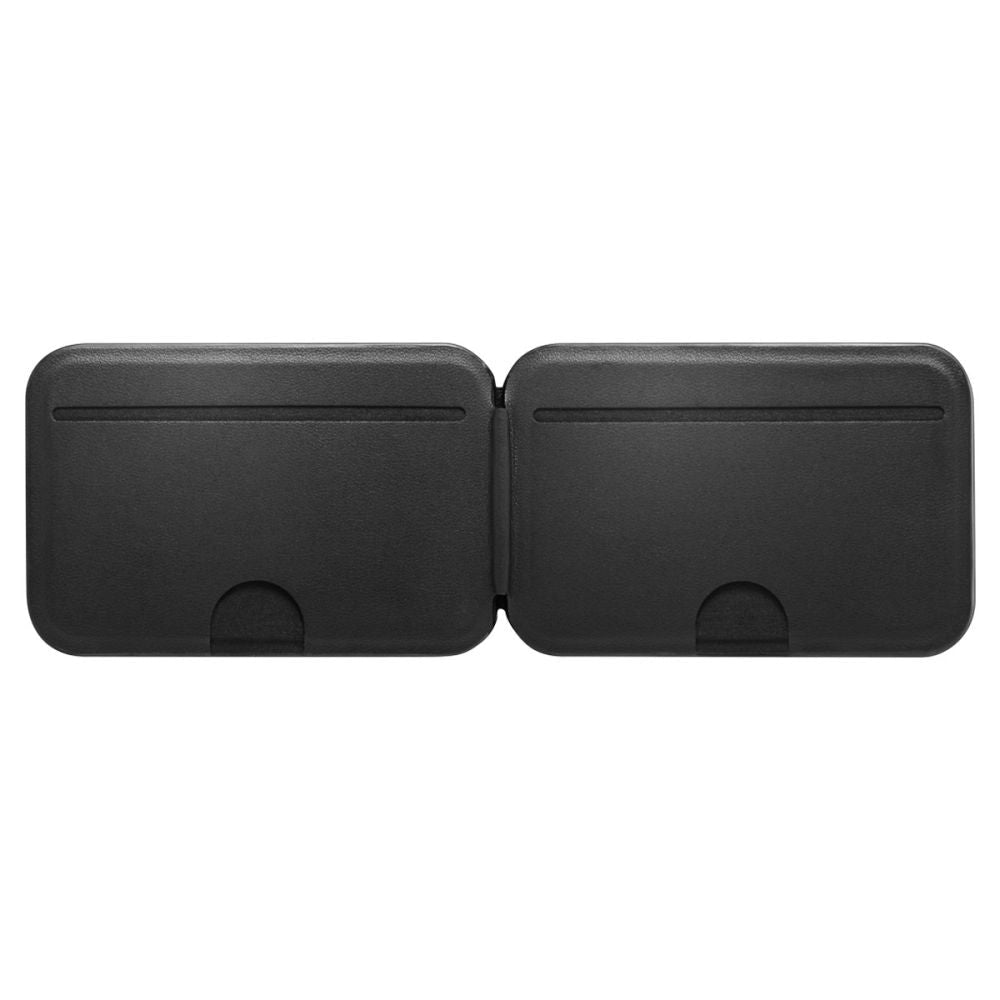 Spigen Μαγνητική Θήκη για 3 Κάρτες και Stand Κινητού από Συνθετικό Δέρμα - S314 - 2 - Black