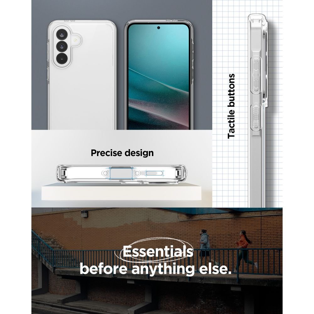 Spigen Samsung Galaxy A37 5G - Σκληρή Θήκη με Πλαίσιο Σιλικόνης - Ultra Hybrid - Crystal Clear