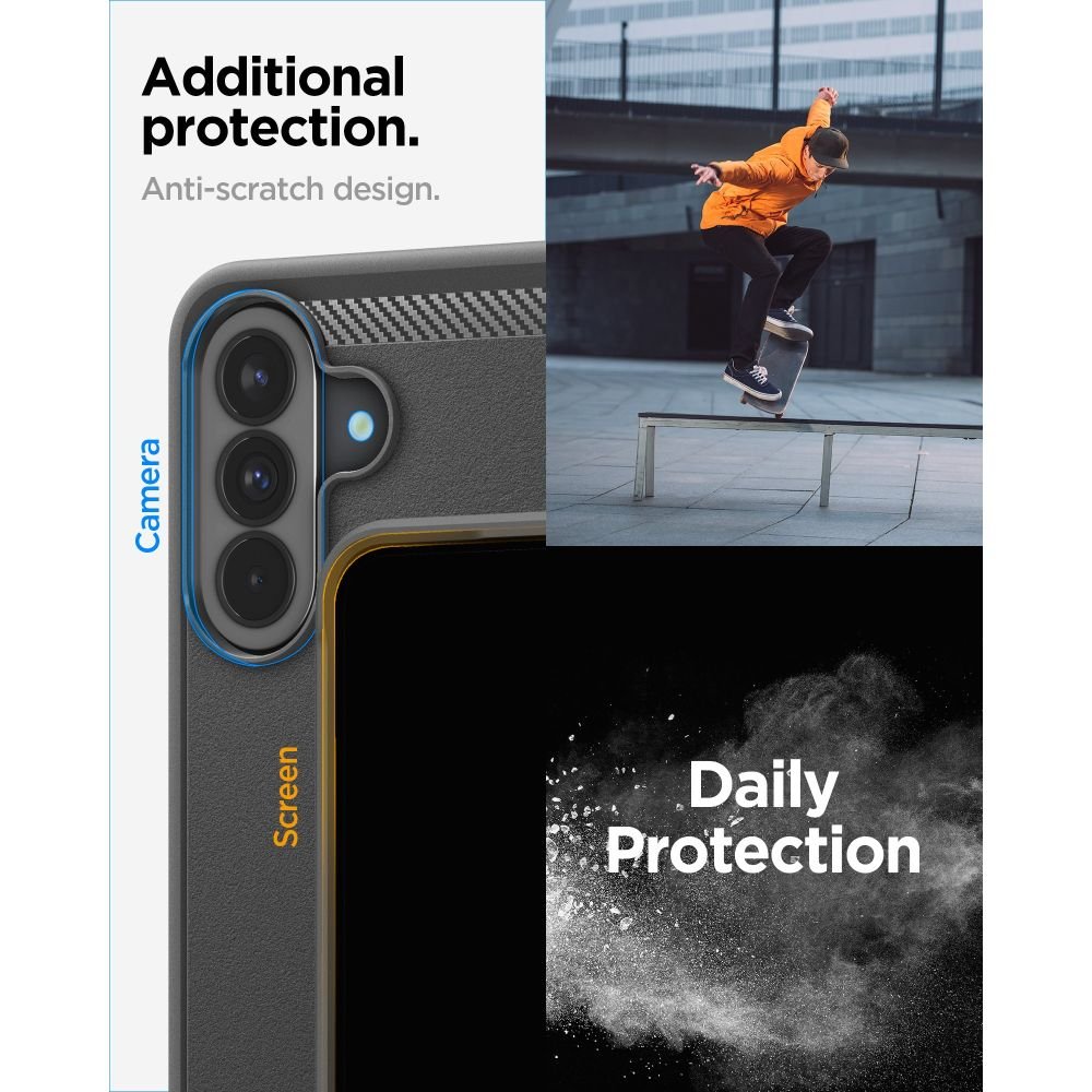 Spigen Samsung Galaxy A37 5G - Θήκη Σιλικόνης TPU - Rugged Armor - Matte Black