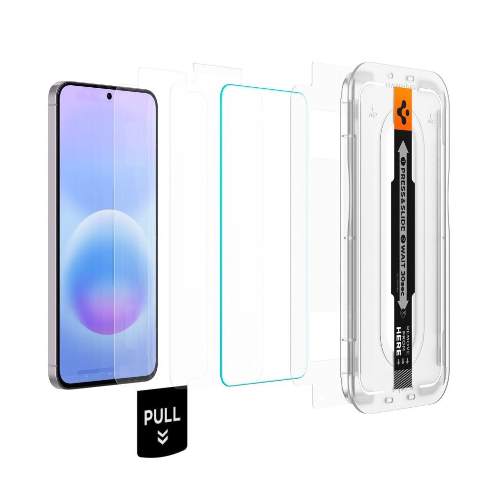 Spigen Samsung Galaxy A57 5G - Case Friendly Αντιχαρακτικό Γυαλί Οθόνης - Glas.tR EZ Fit Pro - 2 Τεμάχια - Διάφανα