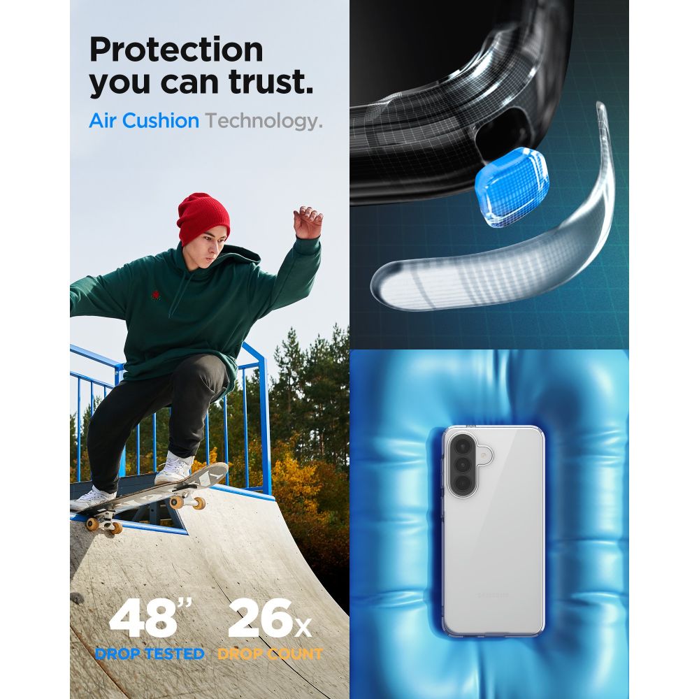 Spigen Samsung Galaxy A57 5G Liquid Crystal Θήκη Σιλικόνης - Crystal Clear