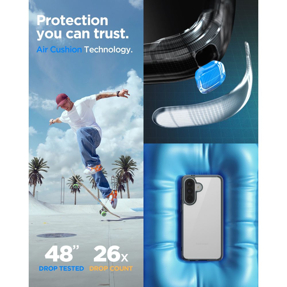 Spigen Samsung Galaxy A57 5G - Σκληρή Θήκη με Πλαίσιο Σιλικόνης - Ultra Hybrid - Space Crystal