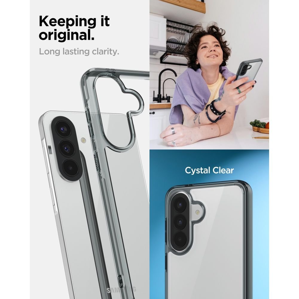 Spigen Samsung Galaxy A57 5G - Σκληρή Θήκη με Πλαίσιο Σιλικόνης - Ultra Hybrid - Space Crystal
