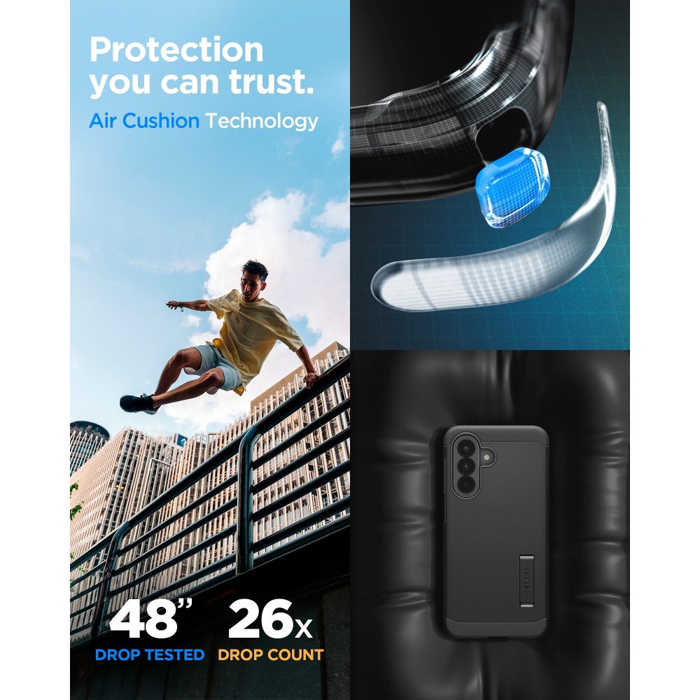 Spigen Samsung Galaxy A57 5G - Σκληρή Θήκη - Tough Armor - Black