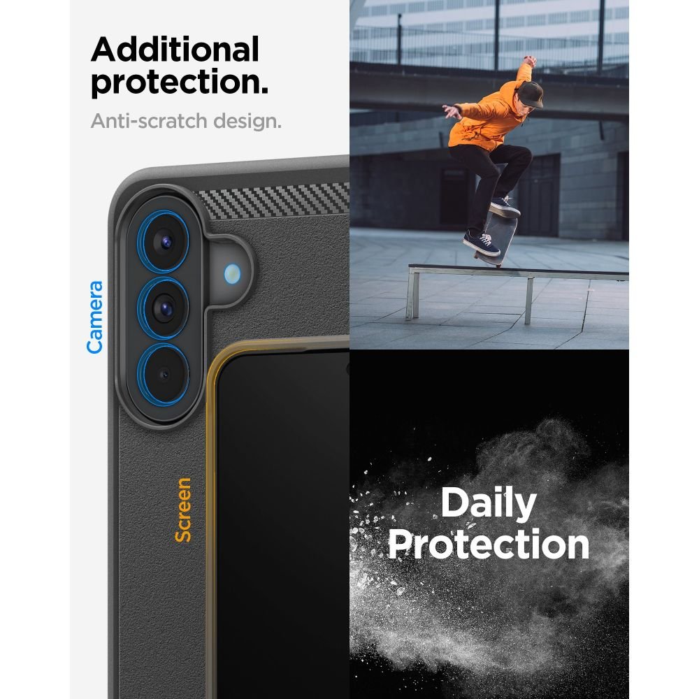 Spigen Samsung Galaxy A57 5G - Θήκη Σιλικόνης TPU - Rugged Armor - Matte Black
