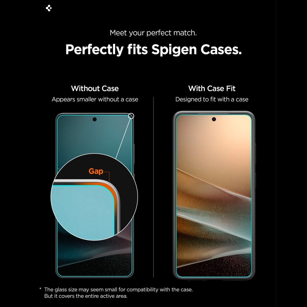 Spigen Samsung Galaxy S26 - Αντιχαρακτικό Γυαλί Οθόνης 10H - Glas.tR EZ Fit Pro AC - 2 Τεμάχια - Clear