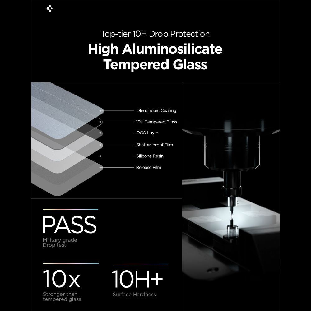 Spigen Samsung Galaxy S26 - Αντιχαρακτικό Γυαλί Οθόνης 10H - Glas.tR EZ Fit Pro AC - 2 Τεμάχια - Privacy