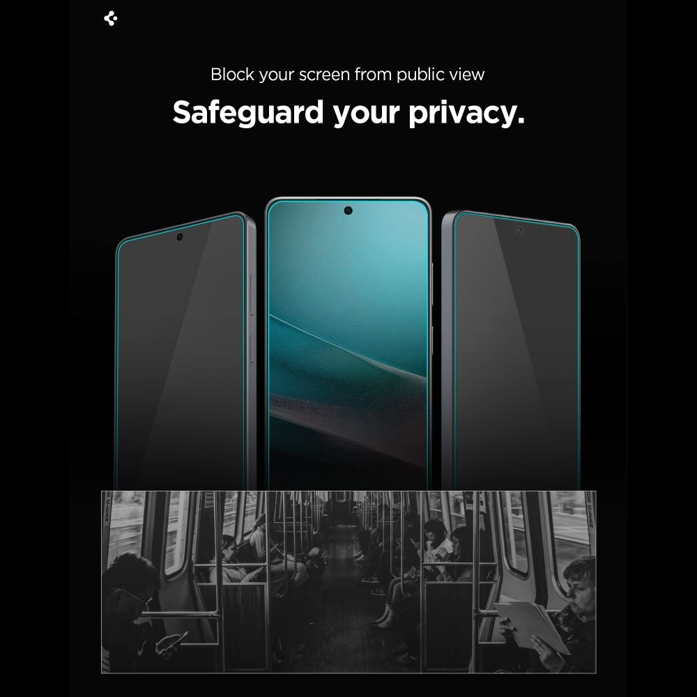 Spigen Samsung Galaxy S26 - Αντιχαρακτικό Γυαλί Οθόνης 10H - Glas.tR EZ Fit Pro AC - 2 Τεμάχια - Privacy