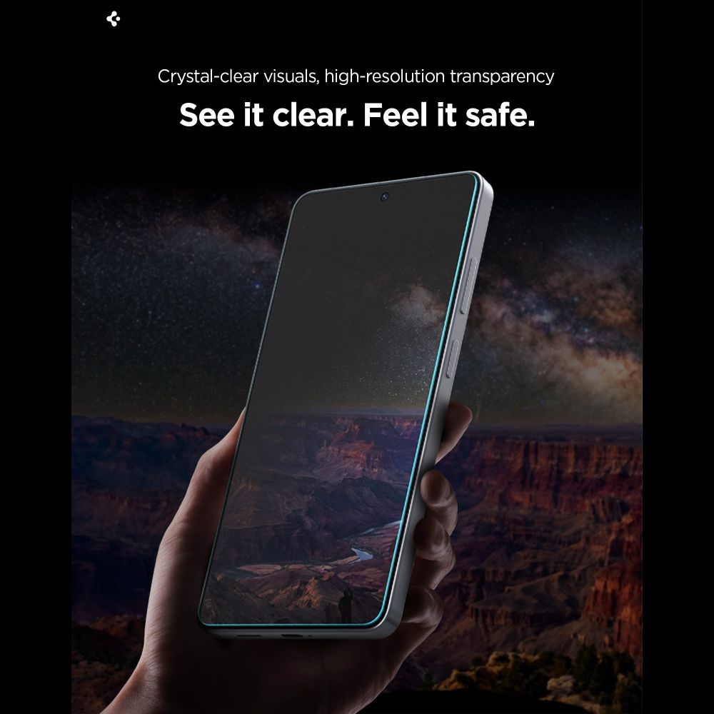 Spigen Samsung Galaxy S26 - Αντιχαρακτικό Γυαλί Οθόνης 10H - Glas.tR EZ Fit Pro AC - 2 Τεμάχια - Privacy