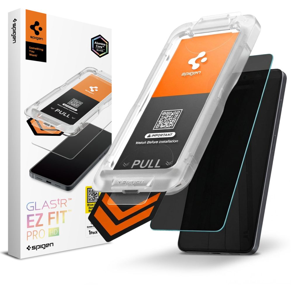 Spigen Samsung Galaxy S26 - Αντιχαρακτικό Γυαλί Οθόνης 10H - Glas.tR EZ Fit Pro AC - Privacy