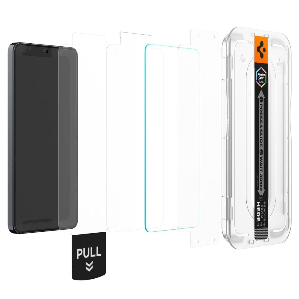 Spigen Samsung Galaxy S26 - Αντιχαρακτικό Γυαλί Οθόνης 10H με Aντιανακλαστική Eπίστρωση - Glas.tR EZ Fit Pro AC Anti Reflection - 2 Τεμάχια - Clear