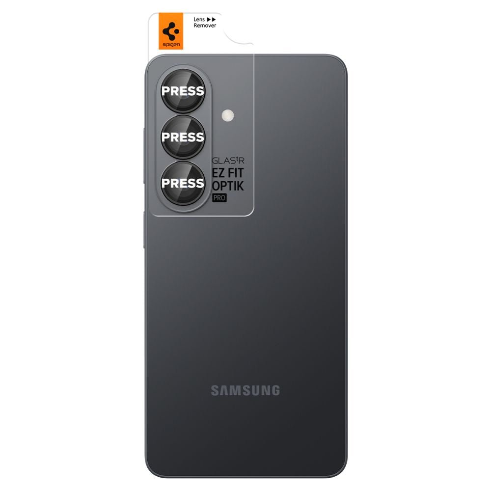 Spigen Samsung Galaxy S26 Plus - Αντιχαρακτικό Γυαλί για την Κάμερα - Optik Pro HD Glas.TR EZ Fit - 2 Τεμάχια - Black