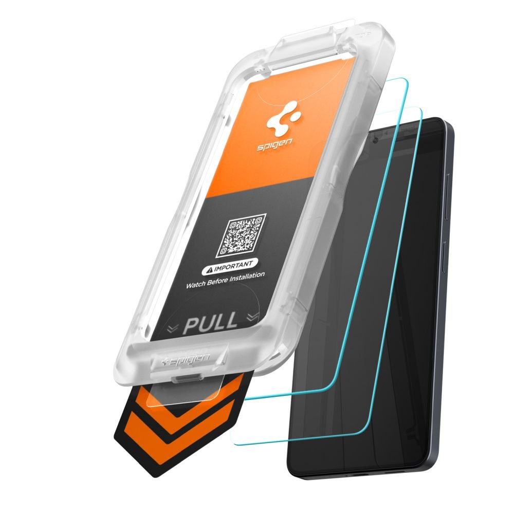 Spigen Samsung Galaxy S26 Plus - Αντιχαρακτικό Γυαλί Οθόνης 10H - Glas.tR EZ Fit Pro AC - 2 Τεμάχια - Clear