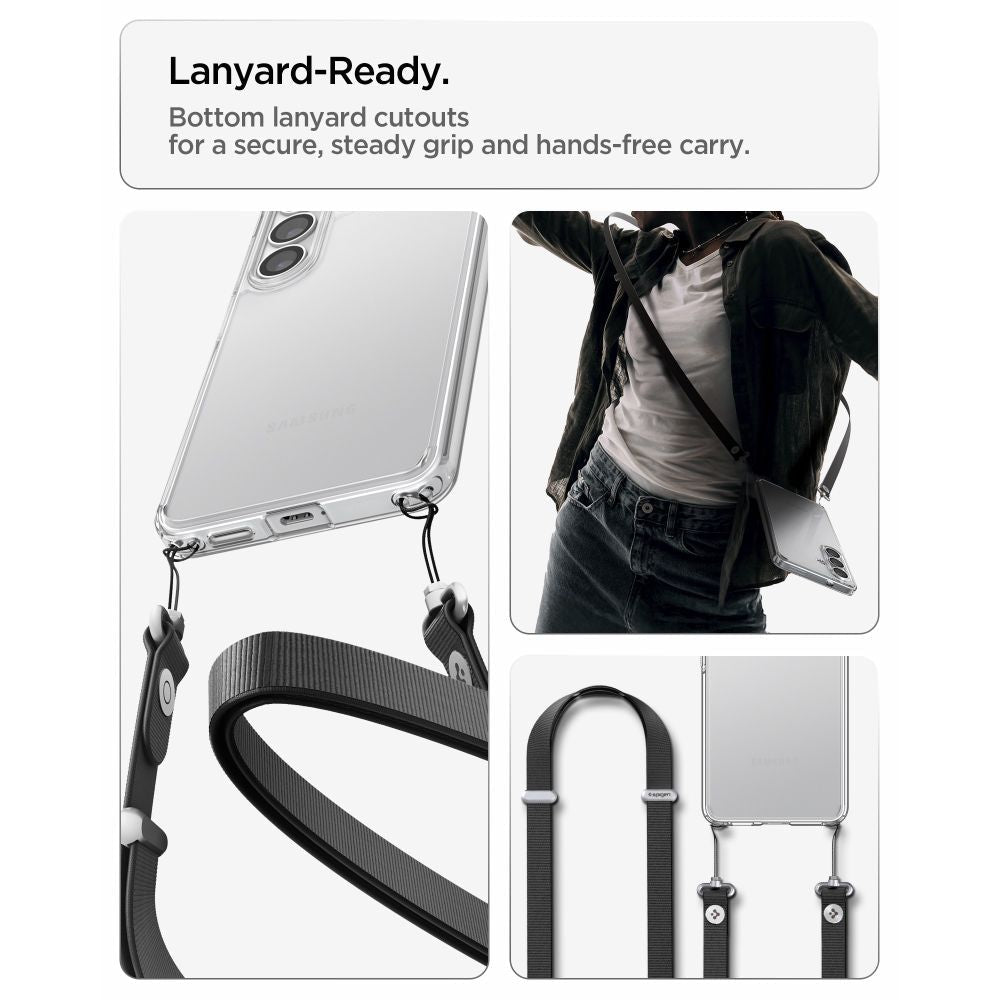 Spigen Samsung Galaxy S26 Plus Σκληρή Θήκη με Πλαίσιο Σιλικόνης - Ultra Hybrid - Crystal Clear