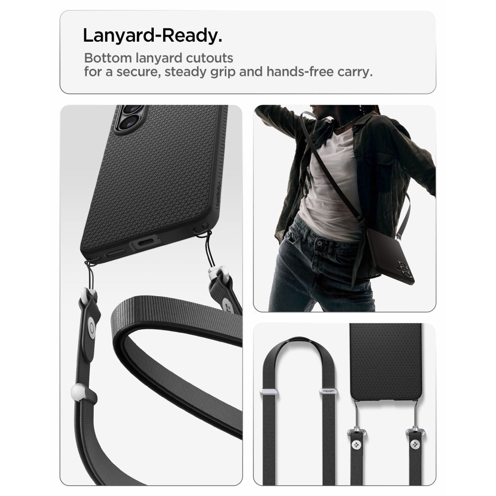 Spigen Samsung Galaxy S26 Θήκη Σιλικόνης - Liquid Air - Matte Black