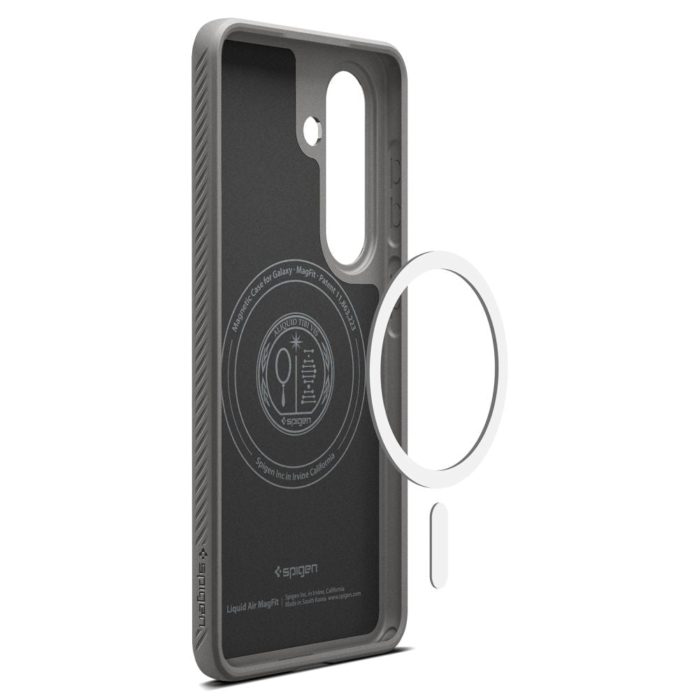 Spigen Samsung Galaxy S26 - Θήκη Σιλικόνης με Magsafe - Liquid Air Mag - Marble Grey