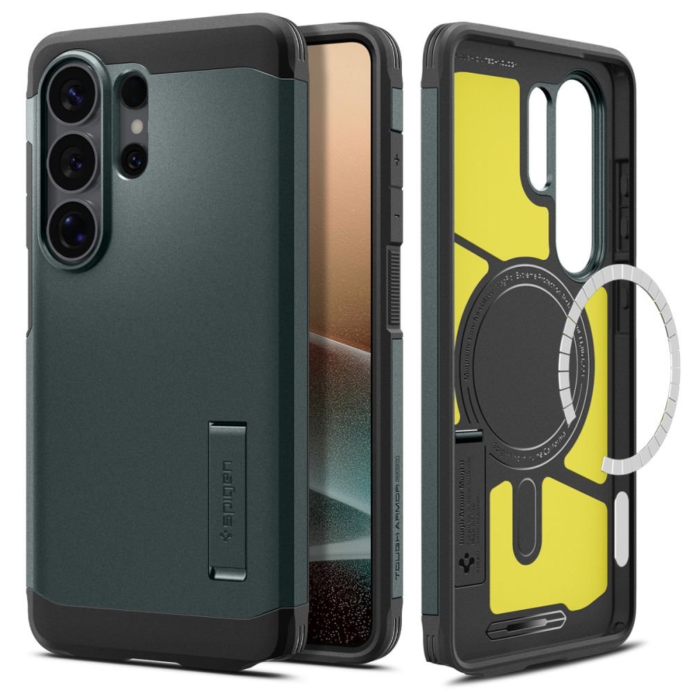 Spigen Samsung Galaxy S26 Ultra - Σκληρή Θήκη με MagSafe - Tough Armor Mag - Abyss Green