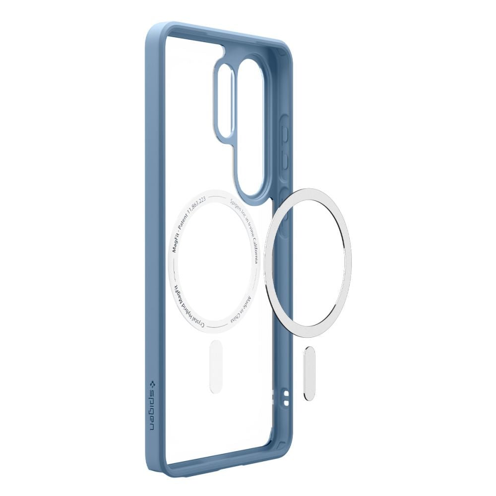 Spigen Samsung Galaxy S26 Ultra - Σκληρή Θήκη με Πλαίσιο Σιλικόνης Και MagSafe - Ultra Hybrid Mag - Clear / Light Blue