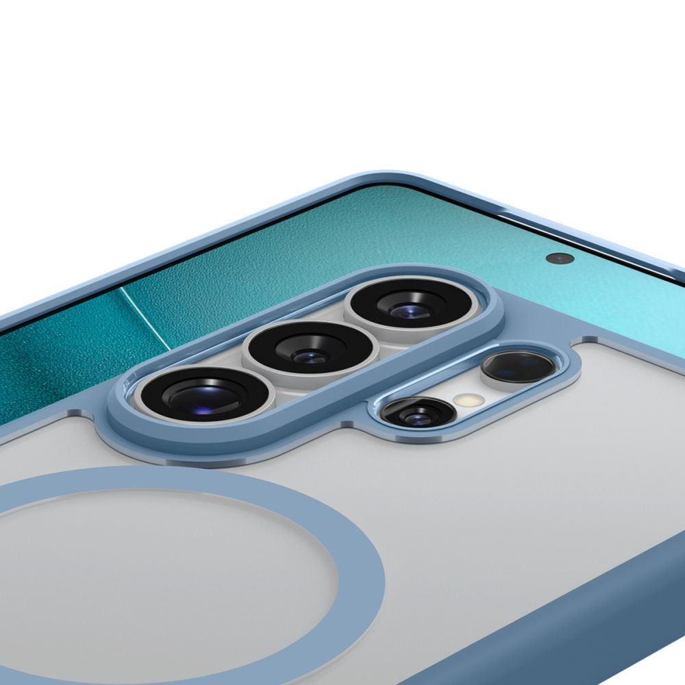 Spigen Samsung Galaxy S26 Ultra - Σκληρή Θήκη με Πλαίσιο Σιλικόνης Και MagSafe - Ultra Hybrid Mag - Clear / Light Blue