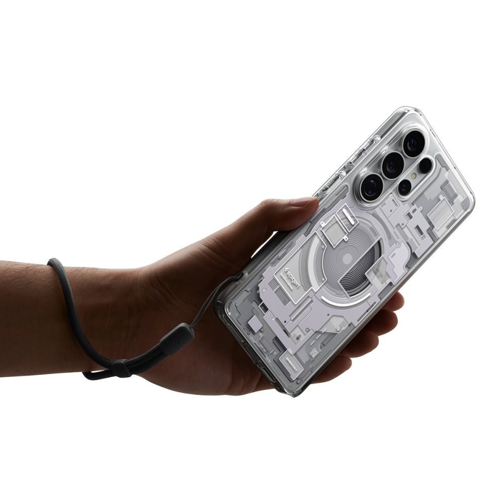 Spigen Samsung Galaxy S26 Ultra - Σκληρή Θήκη με Πλαίσιο Σιλικόνης και MagSafe - Ultra Hybrid Mag - Zero One White
