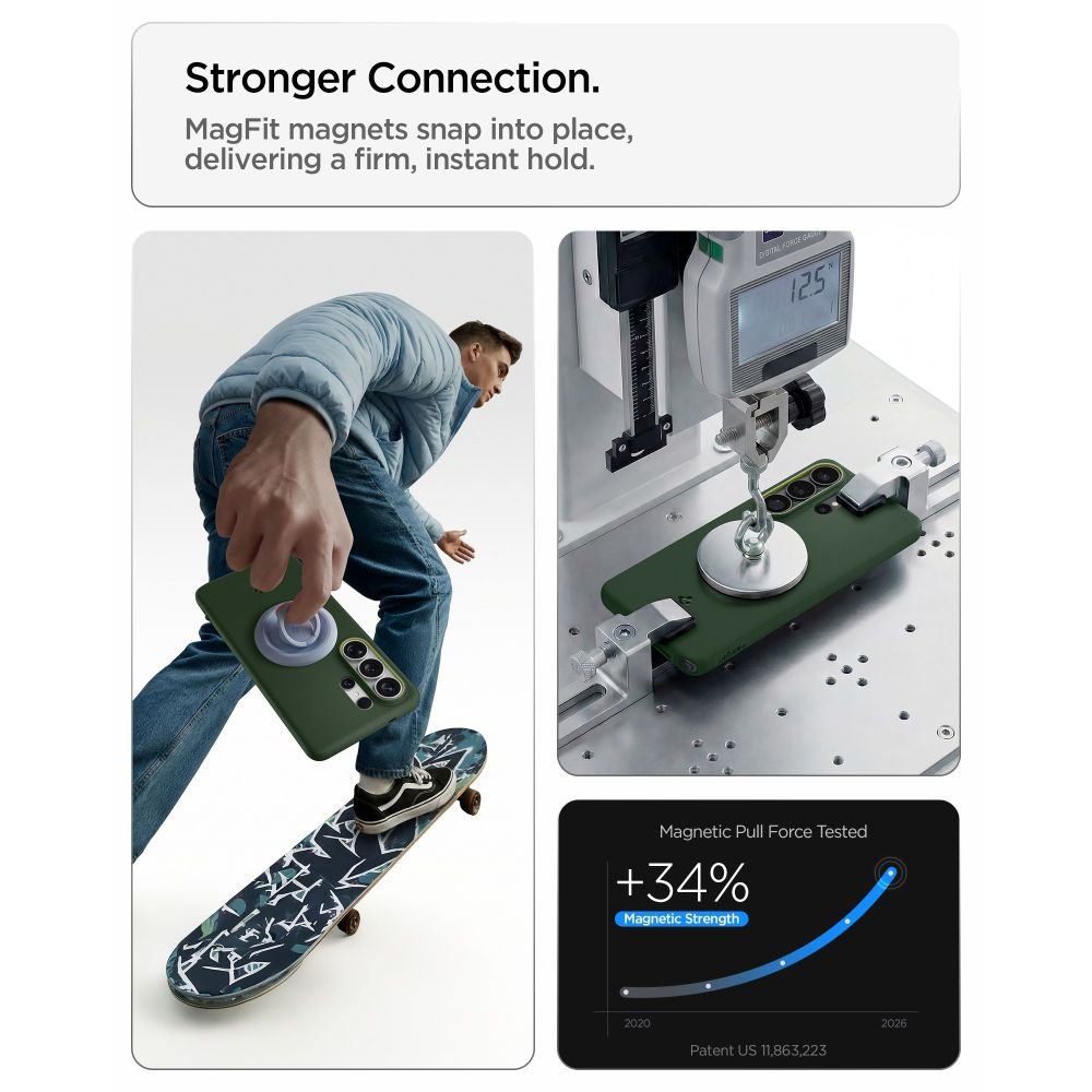 Spigen Samsung Galaxy S26 Ultra - Θήκη Σιλικόνης με MagSafe - Nano Pop Mag - Avo Green