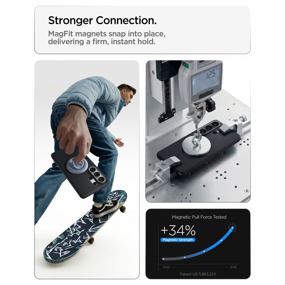 Spigen Samsung Galaxy S26 Ultra - Θήκη Σιλικόνης με MagSafe - Nano Pop Mag - Black Sesame