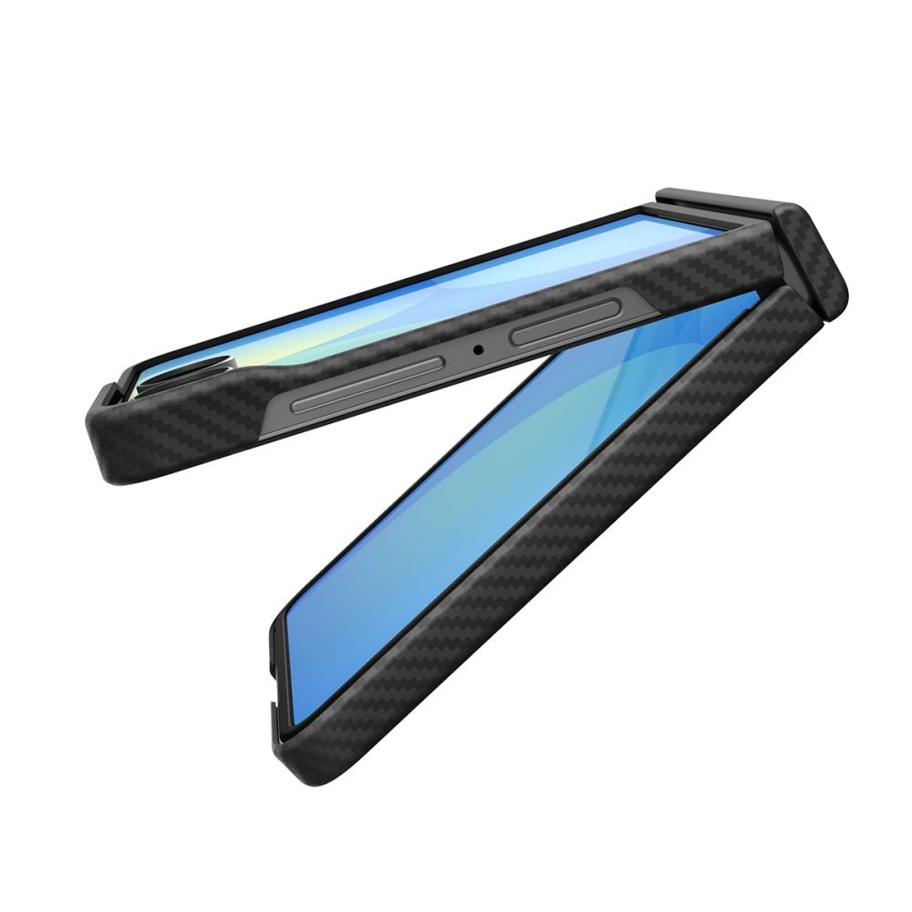 Spigen Samsung Galaxy Z Flip8 - Θήκη από Ίνες Αραμιδίου με MagSafe - AirSkin Aramid MagSafe - Black