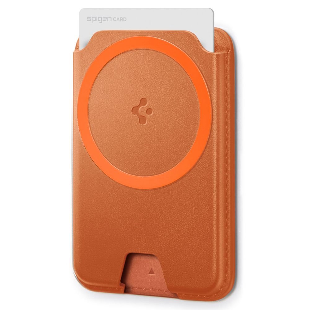 Spigen Universal Θήκη για Κάρτες - Valentinus MagFit+ MagSafe Card Holder - Metallic Orange