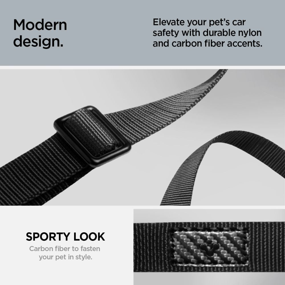 Spigen Universal Ζώνη Ασφαλείας Αυτοκινήτου για Κατοικίδια - PS100 - Black