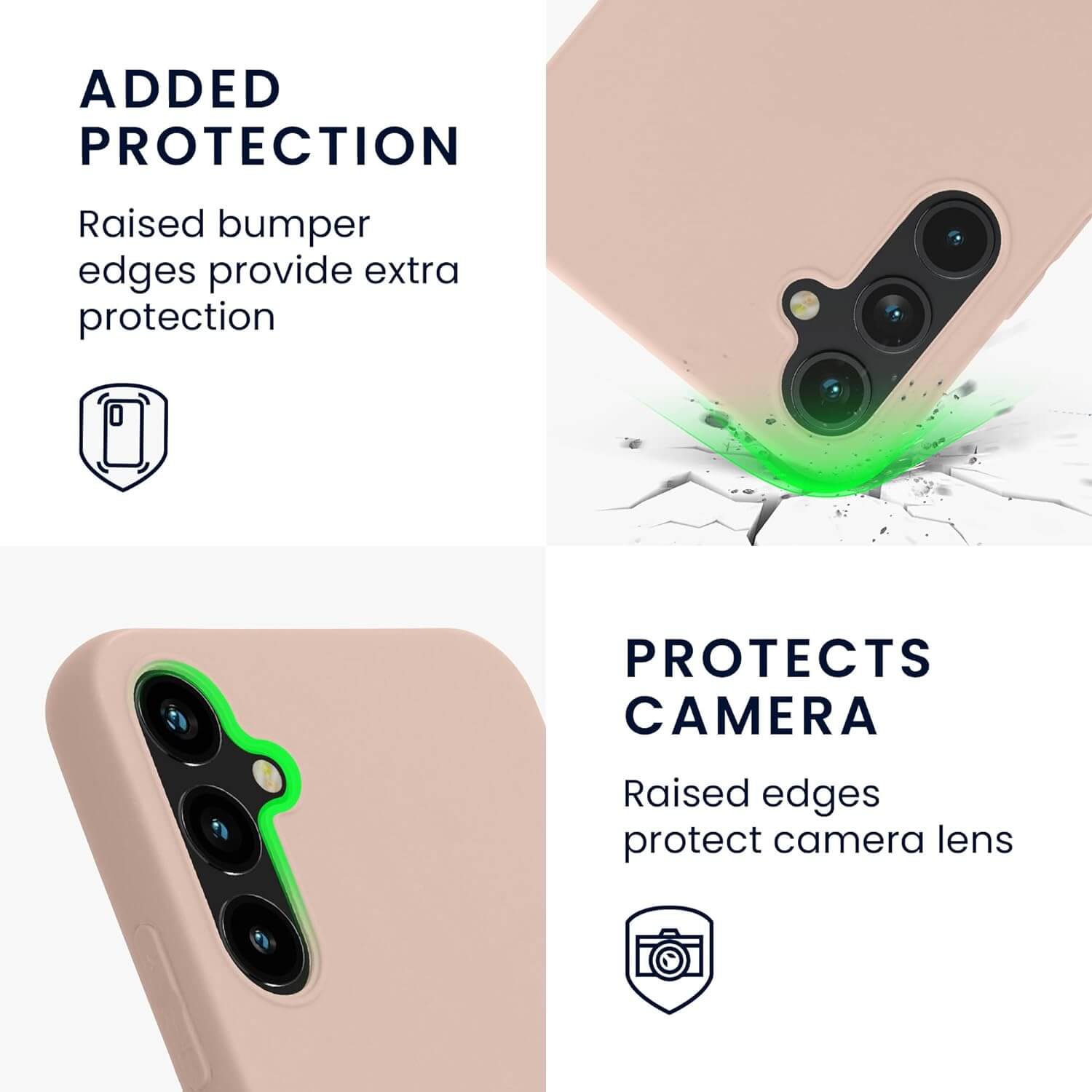 KW Samsung Galaxy A34 5G Θήκη Σιλικόνης TPU - Coconut Swirl - 60809.225