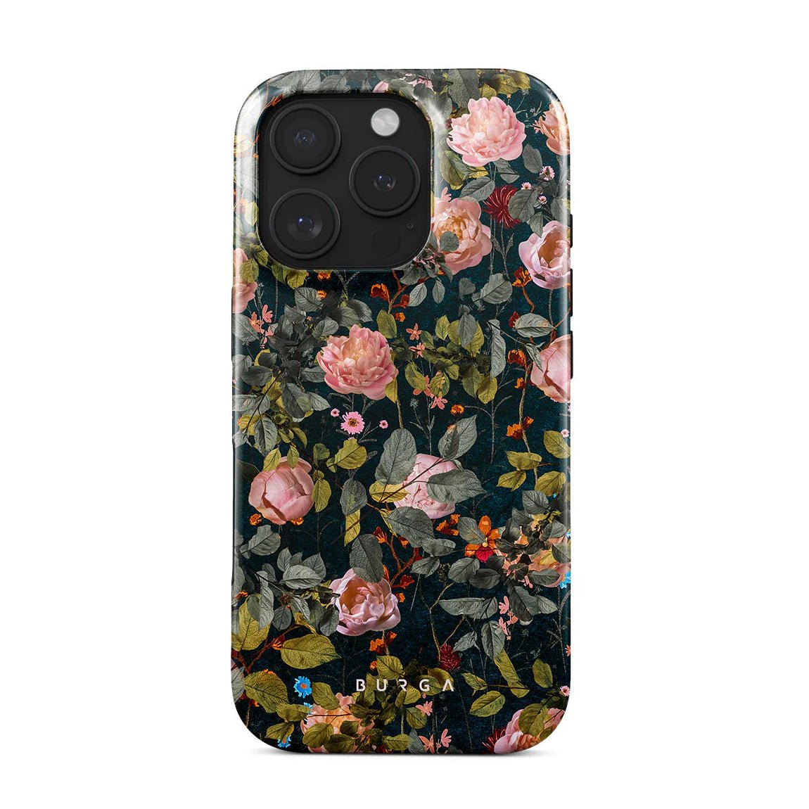 Burga iPhone 16 Pro Fashion Tough MagSafe Σκληρή Θήκη με MagSafe - Bloomy Garden