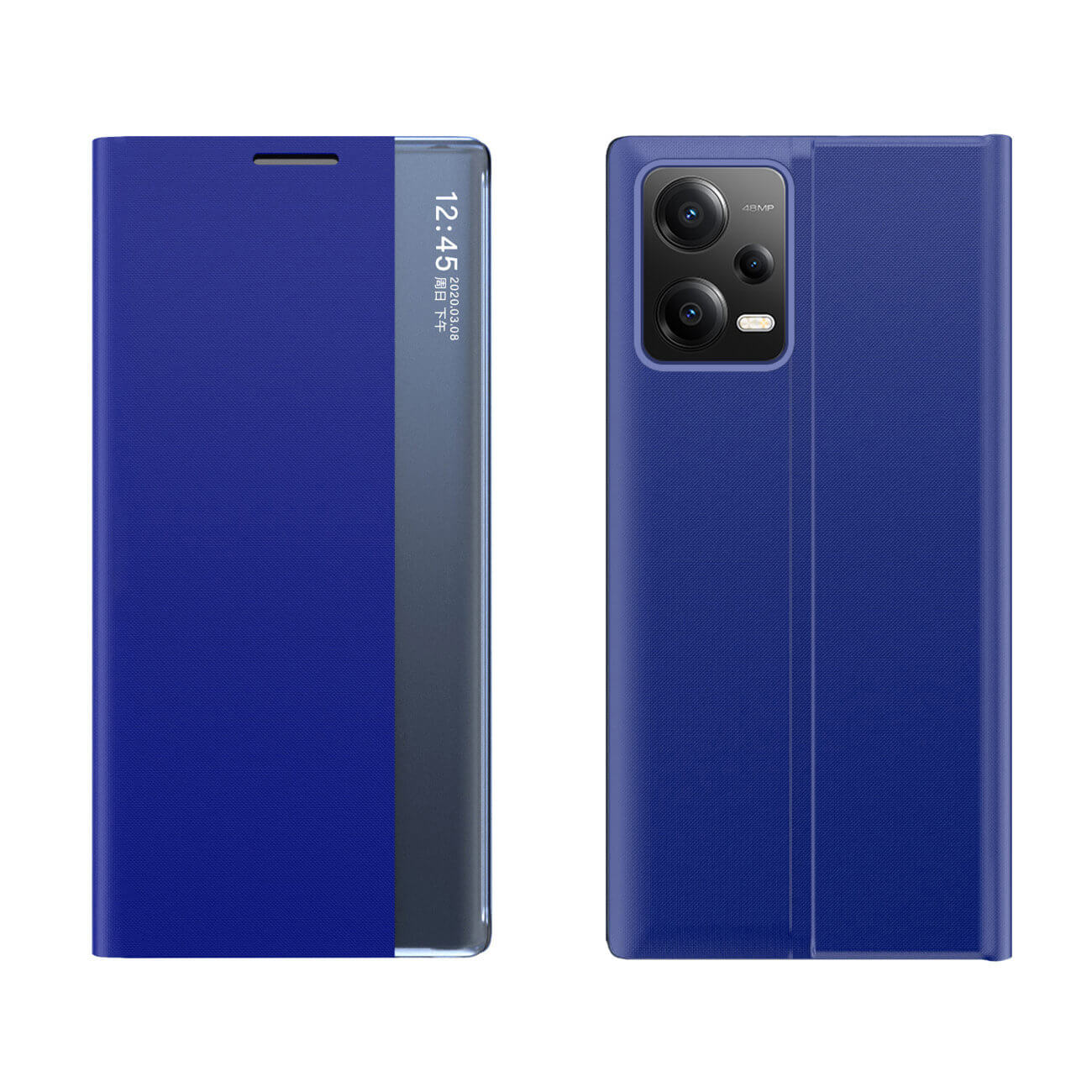 OEM Xiaomi Redmi Note 12 Pro+ New Sleep Case Θήκη Βιβλίο - Blue