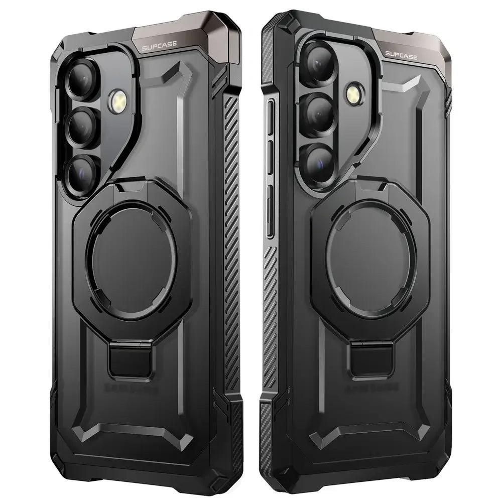Supcase Samsung Galaxy S25 FE - UB Grip Mag - Σκληρή Θήκη με MagSafe και Stand - Black - likebrands.gr
