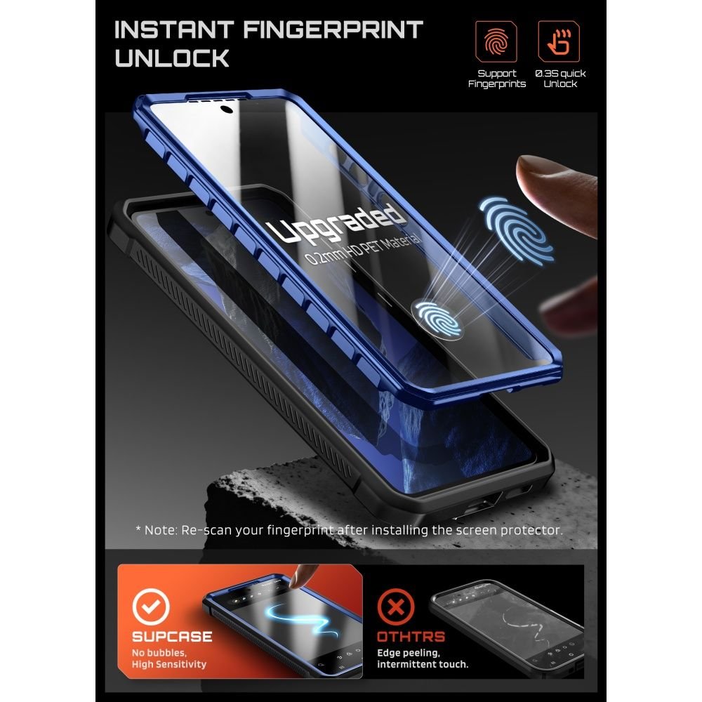 Supcase Samsung Galaxy S26 - Σκληρή Θήκη MagSafe με Προστασία Οθόνης και Stand - Unicorn Beetle Pro Mag 2 Set - Cobalt Blue