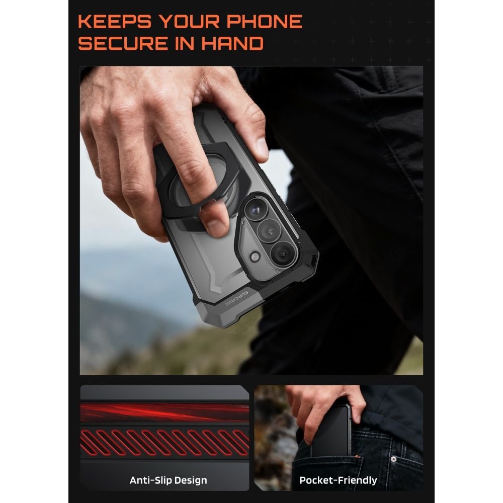 Supcase Samsung Galaxy S26 - Σκληρή Θήκη με MagSafe και Stand - UB Grip Mag - Black