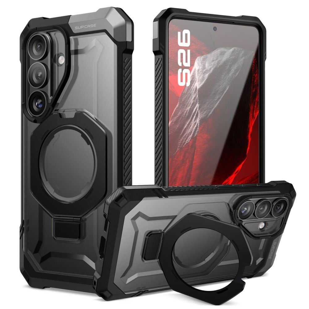 Supcase Samsung Galaxy S26 - Σκληρή Θήκη με MagSafe και Stand - UB Grip Mag - Black