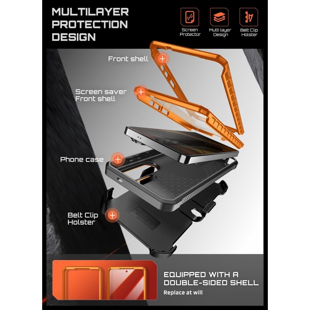 Supcase Samsung Galaxy S26 Ultra - Σκληρή Θήκη MagSafe με Προστασία Οθόνης και Stand - Unicorn Beetle Pro Mag 2 Set - Coral