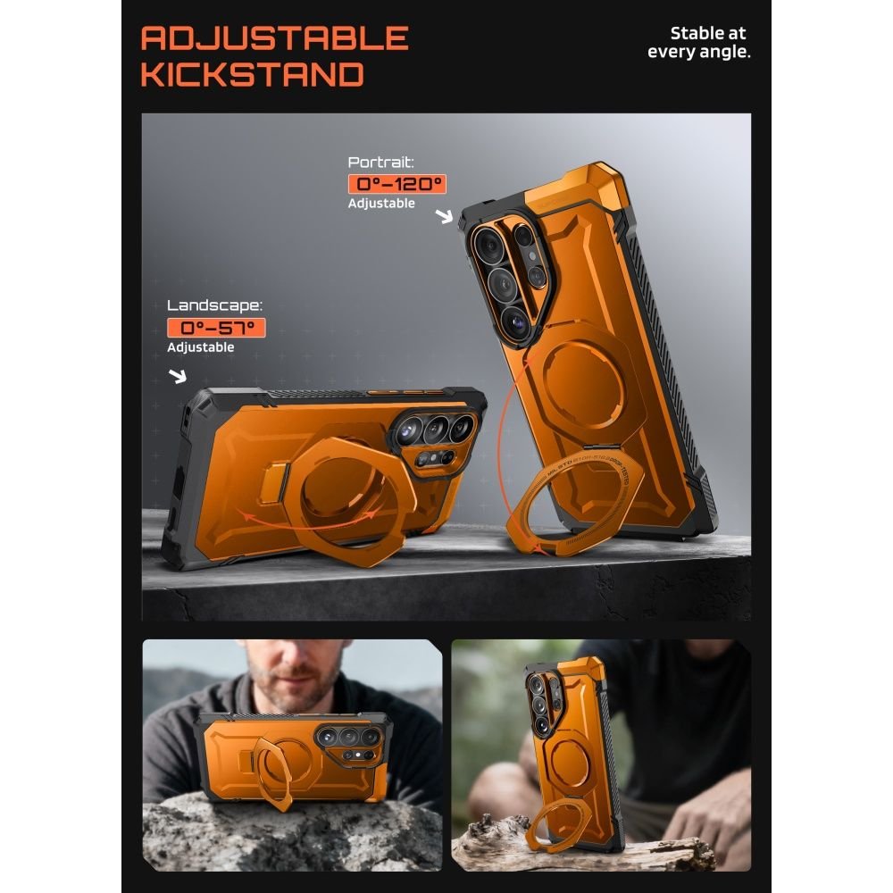 Supcase Samsung Galaxy S26 Ultra - Σκληρή Θήκη με MagSafe και Stand - UB Grip Mag - Coral