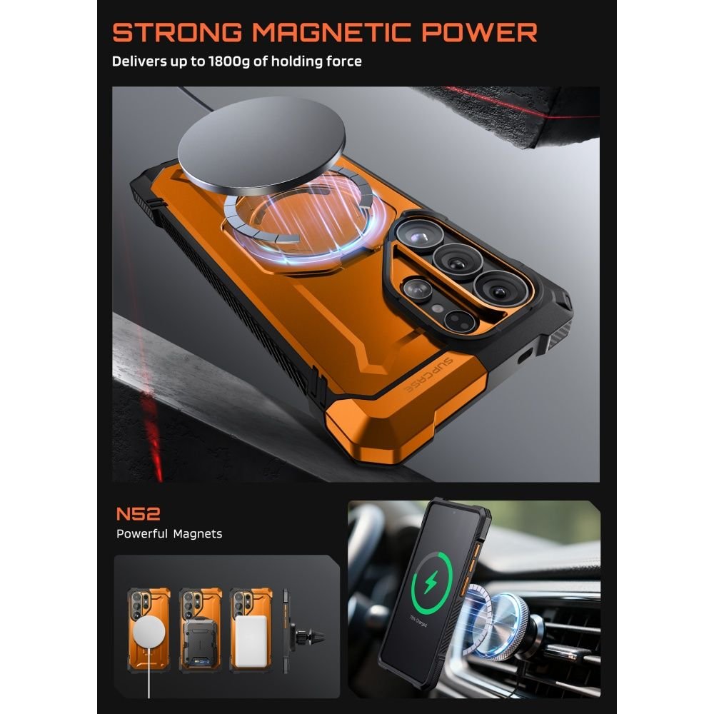Supcase Samsung Galaxy S26 Ultra - Σκληρή Θήκη με MagSafe και Stand - UB Grip Mag - Coral