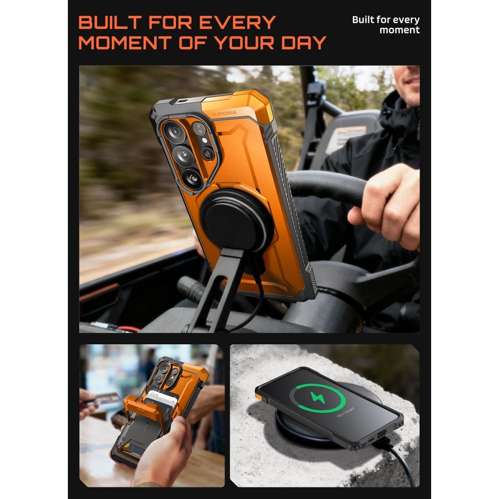 Supcase Samsung Galaxy S26 Ultra - Σκληρή Θήκη με MagSafe και Stand - UB Grip Mag - Coral