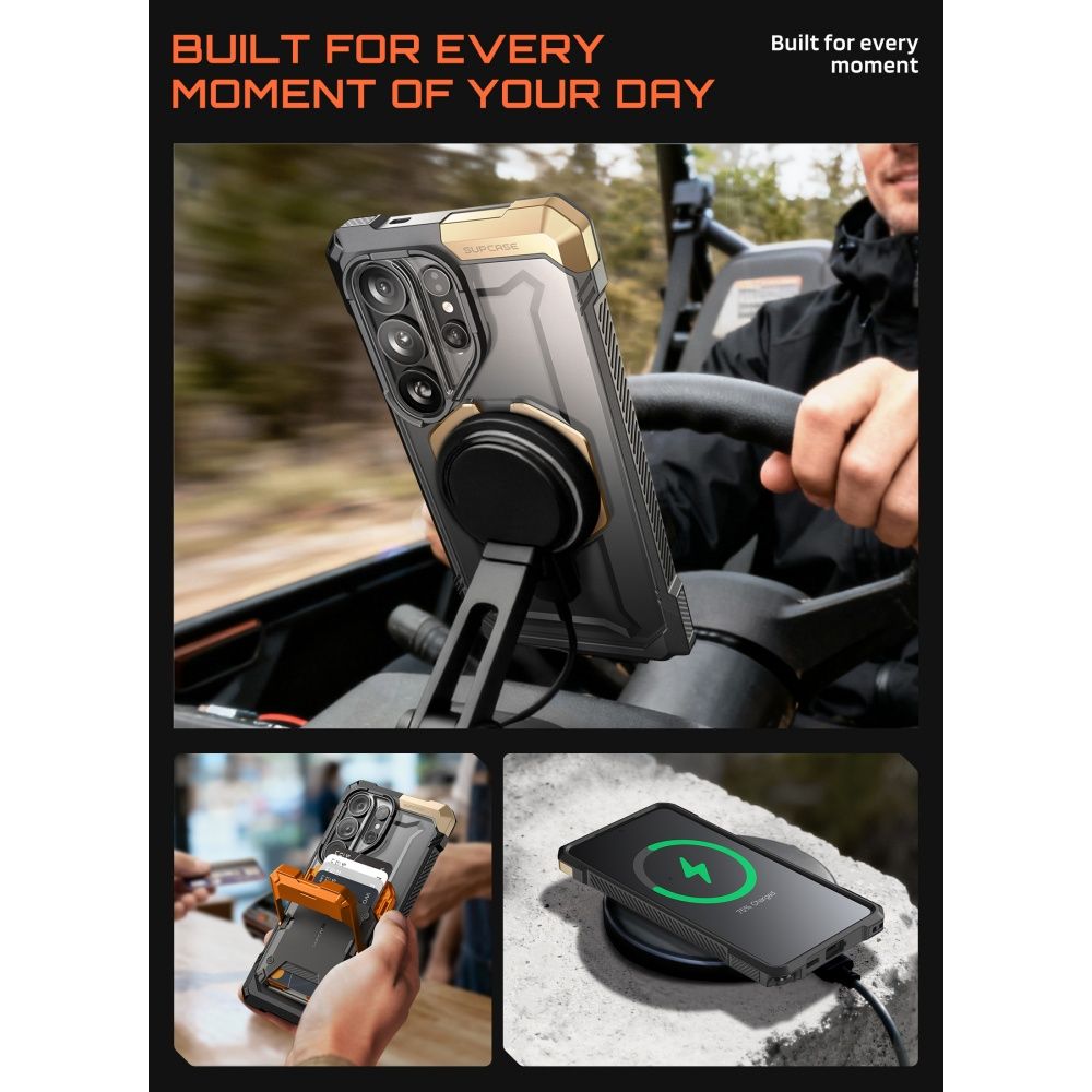 Supcase Samsung Galaxy S26 Ultra - Σκληρή Θήκη με MagSafe και Stand - UB Grip Mag - Desert