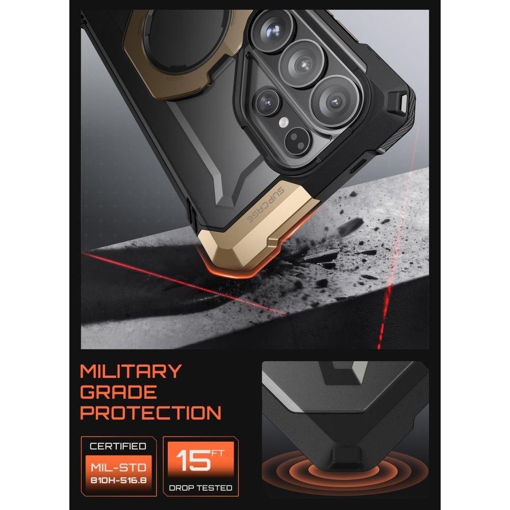 Supcase Samsung Galaxy S26 Ultra - Σκληρή Θήκη με MagSafe και Stand - UB Grip Mag - Desert