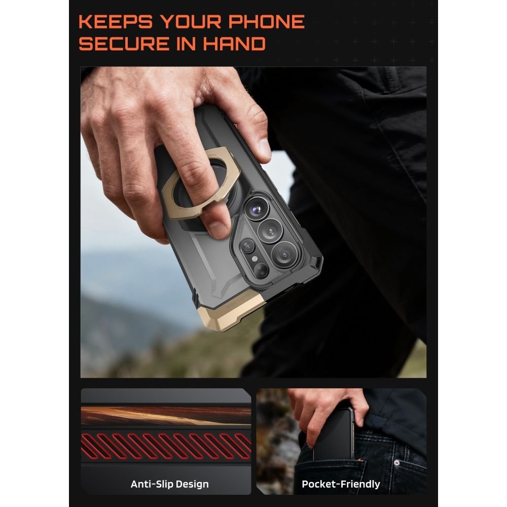 Supcase Samsung Galaxy S26 Ultra - Σκληρή Θήκη με MagSafe και Stand - UB Grip Mag - Desert