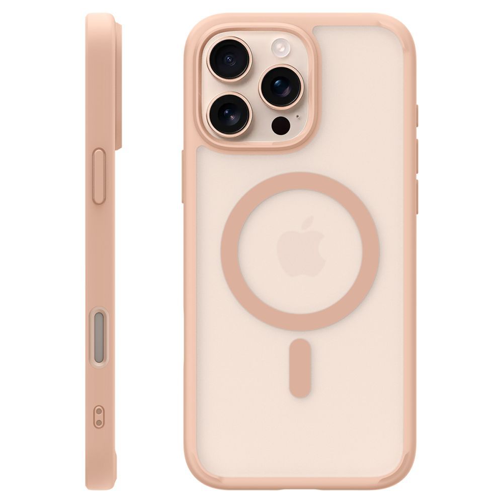 Spigen iPhone 16 Pro Max Ultra Hybrid T Mag Σκληρή Θήκη με Πλαίσιο Σιλικόνης με MagSafe - Frost Rose Titanium