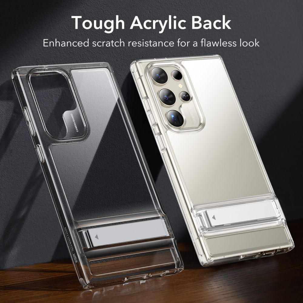 ESR Samsung Galaxy S24 Ultra Air Shield Boost Σκληρή Θήκη με Πλαίσιο Σιλικόνης και Stand - Διάφανη